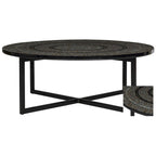 Table basse Marharita crème - 39,8 x 39,8 x 15,4 - 40La x 40P x 15H