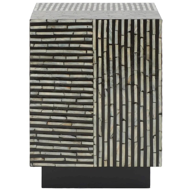 Tabouret carré Heidrun - 14 L x 14 P x 19 H - 14Lx14Px19H