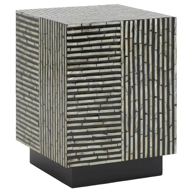 Tabouret carré Heidrun - 14 L x 14 P x 19 H - 14Lx14Px19H