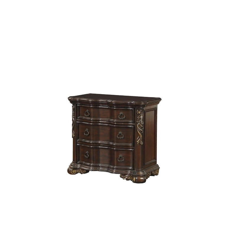 Ensemble de chambre à coucher traditionnel Helmer 6 pièces Highlands Cherry avec panneaux