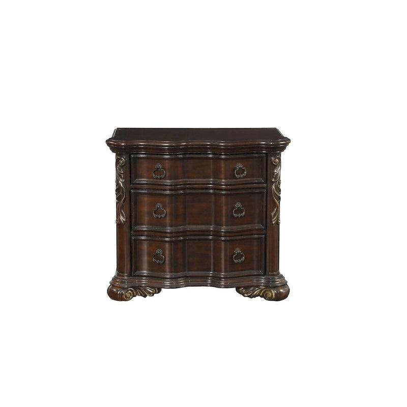 Ensemble de chambre à coucher traditionnel Helmer 6 pièces Highlands Cherry avec panneaux
