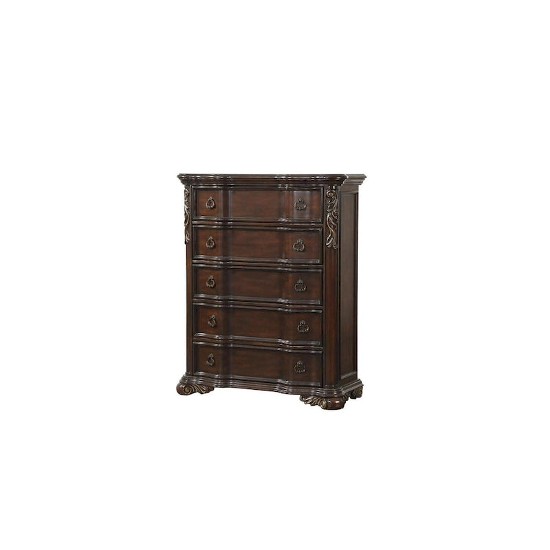 Ensemble de chambre à coucher traditionnel Helmer 6 pièces Highlands Cherry avec panneaux