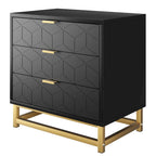 Commode à 3 tiroirs pour chambre à coucher au style moderne