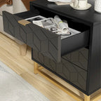 Commode à 3 tiroirs pour chambre à coucher au style moderne
