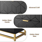 Commode à 3 tiroirs pour chambre à coucher au style moderne