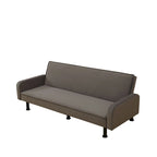 Canapé-lit futon en mousse à mémoire de forme convertible avec dossier inclinable réglable pour petits espaces
