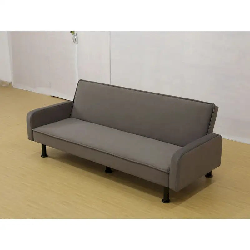 Canapé-lit futon en mousse à mémoire de forme convertible avec dossier inclinable réglable pour petits espaces