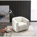 Fauteuil rond en velours surdimensionné avec rotation à 360°, confortable, avec oreiller, pour salon ou chambre à coucher