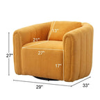 Fauteuil rond en velours surdimensionné avec rotation à 360°, confortable, avec oreiller, pour salon ou chambre à coucher