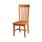 Chaises hautes Cosmo Mission en bois massif, lot de 2