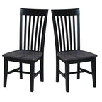 Chaises hautes Cosmo Mission en bois massif, lot de 2
