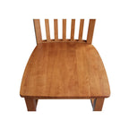 Chaises hautes Cosmo Mission en bois massif, lot de 2