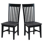 Chaises hautes Cosmo Mission en bois massif, lot de 2