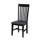 Chaises hautes Cosmo Mission en bois massif, lot de 2