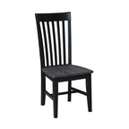 Chaises hautes Cosmo Mission en bois massif, lot de 2