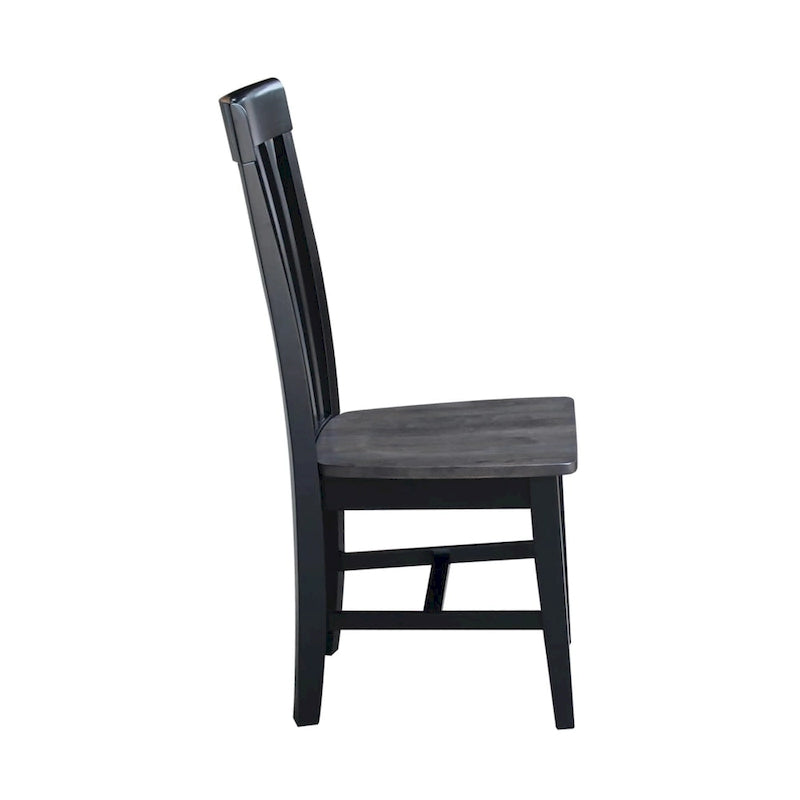 Chaises hautes Cosmo Mission en bois massif, lot de 2