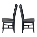 Chaises hautes Cosmo Mission en bois massif, lot de 2