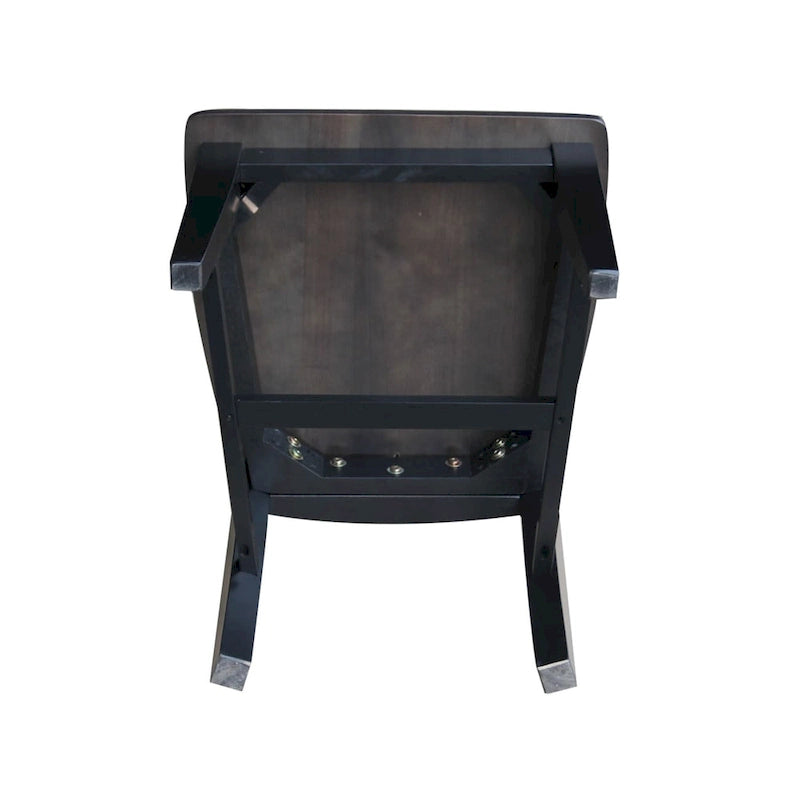 Chaises hautes Cosmo Mission en bois massif, lot de 2