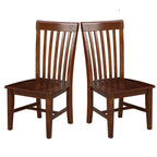Chaises hautes Cosmo Mission en bois massif, lot de 2