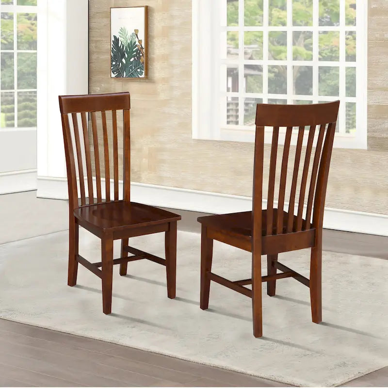 Chaises hautes Cosmo Mission en bois massif, lot de 2