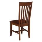 Chaises hautes Cosmo Mission en bois massif, lot de 2