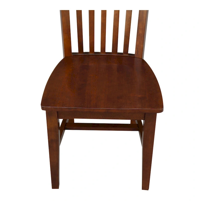 Chaises hautes Cosmo Mission en bois massif, lot de 2