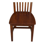 Chaises hautes Cosmo Mission en bois massif, lot de 2