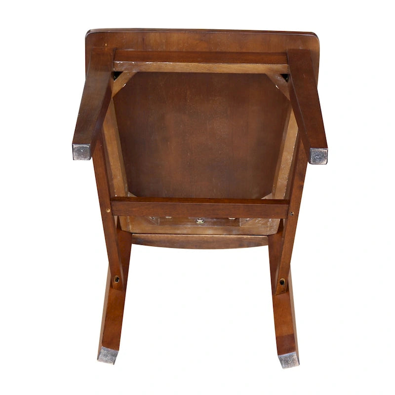 Chaises hautes Cosmo Mission en bois massif, lot de 2
