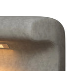 Banc d'entrée en cuir capitonné avec lumière LED à détecteur pour salon, chambre, bout de lit